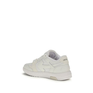Weiße Kalbshaut Bos Taurus Sneakers mit niedrigem Schaft
