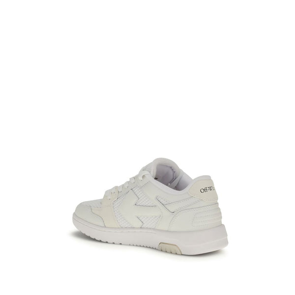 Weiße Kalbshaut Bos Taurus Sneakers mit niedrigem Schaft