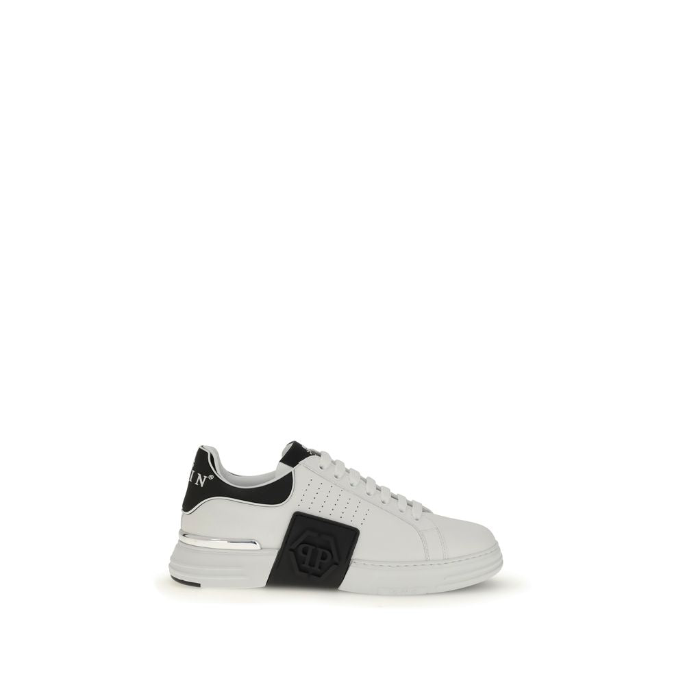 Weiße Kalbshaut Bos Taurus Sportschuhe