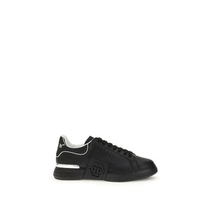 Schwarze Kalbshaut Bos Taurus Sportschuhe