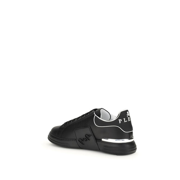 Schwarze Kalbshaut Bos Taurus Sportschuhe