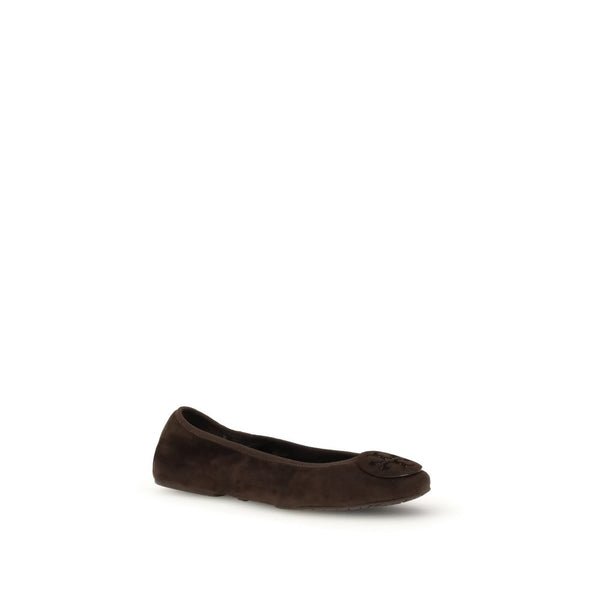 Braune Kalbshaut Bos Taurus Ballerinas