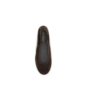 Braune Kalbshaut Bos Taurus Ballerinas