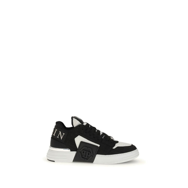 Schwarze Sneakers aus Kalbsleder Bos Taurus