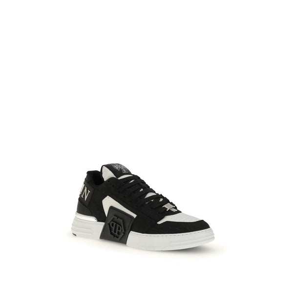 Schwarze Sneakers aus Kalbsleder Bos Taurus