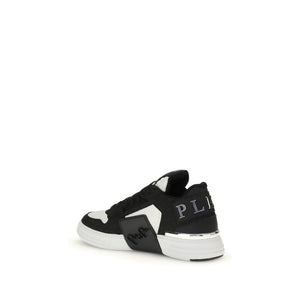 Schwarze Sneakers aus Kalbsleder Bos Taurus