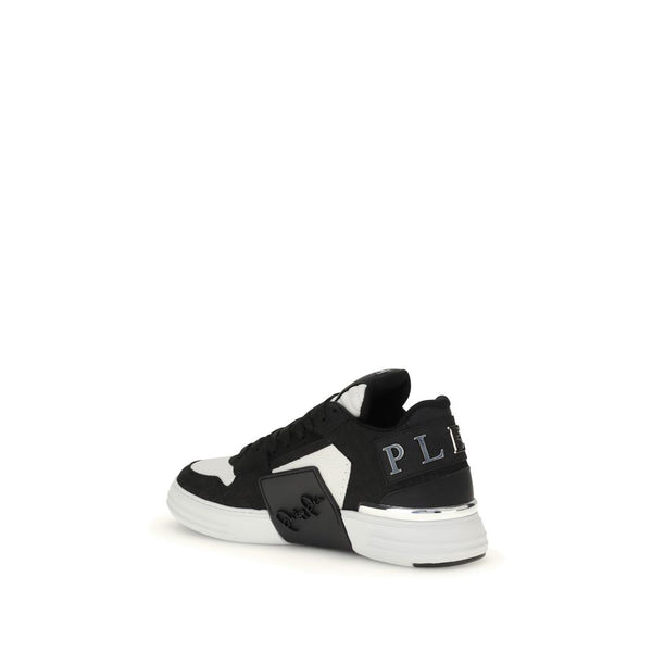Schwarze Sneakers aus Kalbsleder Bos Taurus