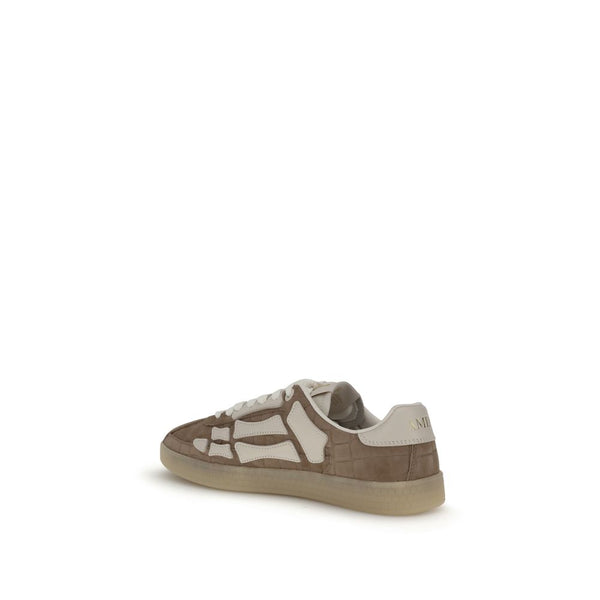 Beigefarbene Kalbshaut Bos Taurus Sportschuhe