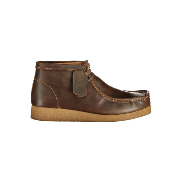 Braunes Leder Herren Sneaker