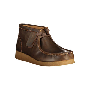 Braunes Leder Herren Sneaker