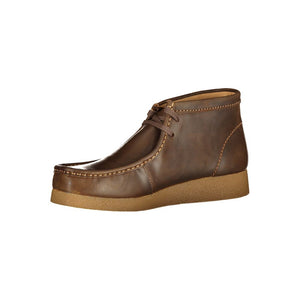 Braunes Leder Herren Sneaker