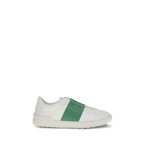 Weiße Kalbshaut Bos Taurus Sneakers mit niedrigem Schaft