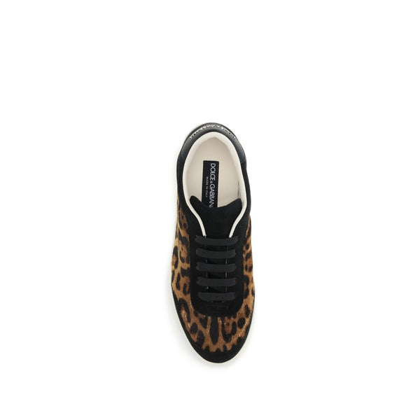 Bunte Low-Top-Sneaker aus Lammleder Ovis Aries Aries