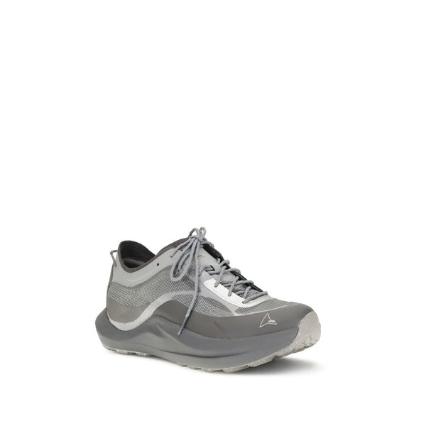 Graue Polyamid-Sportschuhe