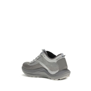 Graue Polyamid-Sportschuhe