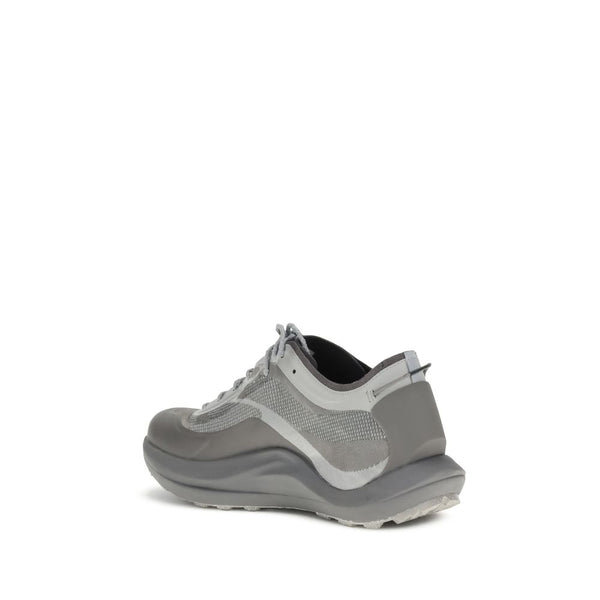 Graue Polyamid-Sportschuhe