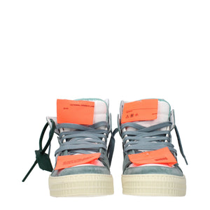 Hochwertige High-Top-Sneaker aus weißem Stoff