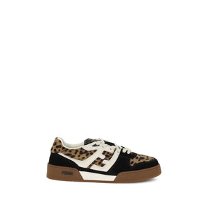 Braune Kalbshaut Bos Taurus Sportschuhe