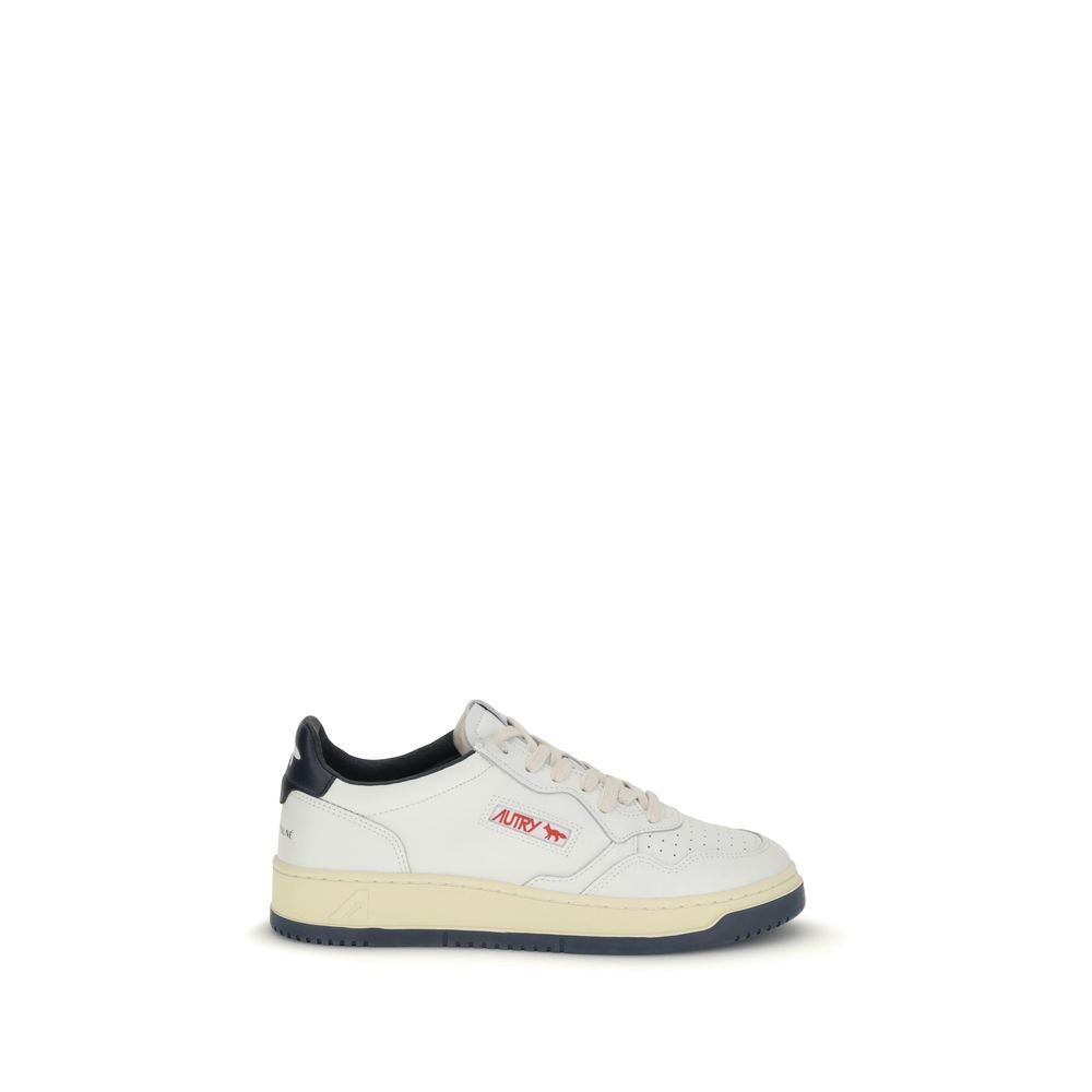 Weiße Leder-Sneaker