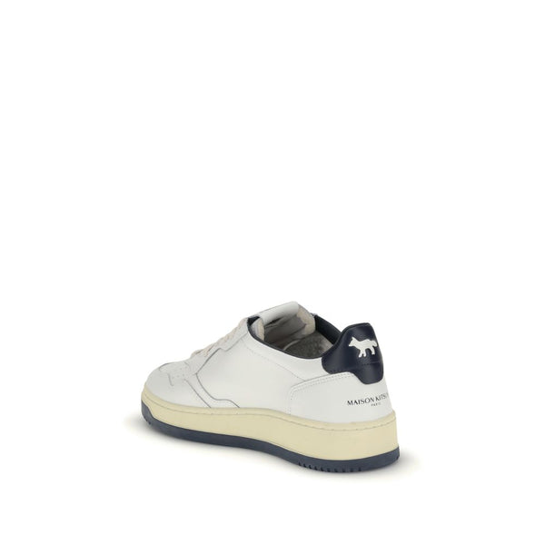 Weiße Leder-Sneaker