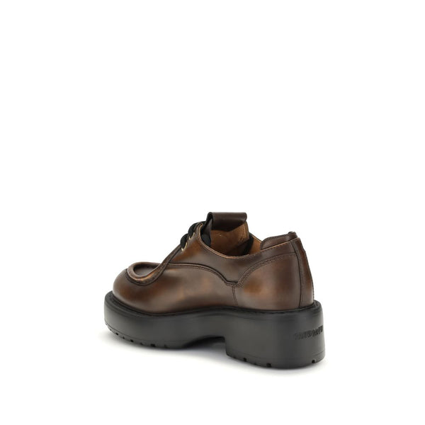 Braune Loafer aus Kalbshaut Bos Taurus
