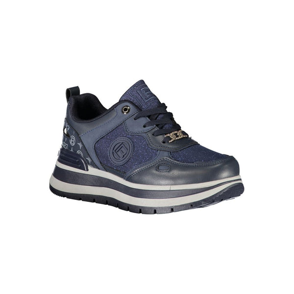 Blaue Polyester Damen Sneaker