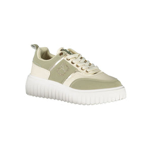 Grüner Polyester Damen Sneaker