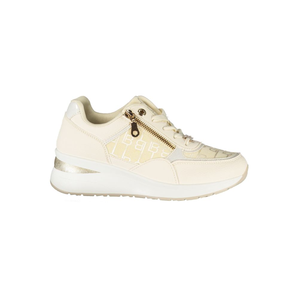 Weißer Polyester Damen Sneaker