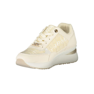 Weißer Polyester Damen Sneaker