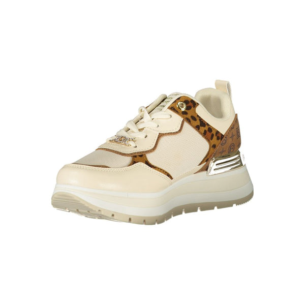Beige Polyester Damen Sneaker