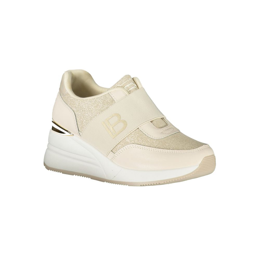 Beige Polyester Damen Sneaker