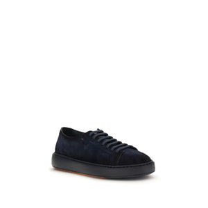 Sneaker Bos Taurus aus blauem Kalbsleder