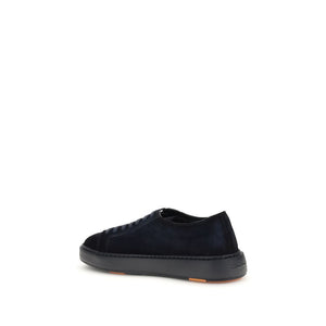 Sneaker Bos Taurus aus blauem Kalbsleder