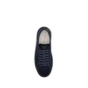 Sneaker Bos Taurus aus blauem Kalbsleder