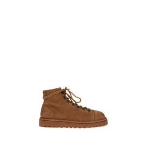 Braune Kalbshaut Bos Taurus Schnürstiefel