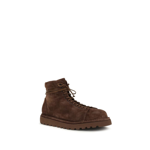 Braune Kalbshaut Bos Taurus Schnürstiefel