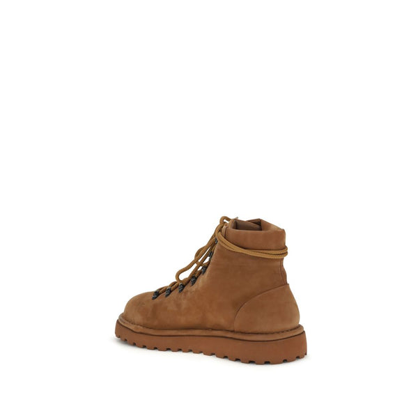 Braune Kalbshaut Bos Taurus Schnürstiefel