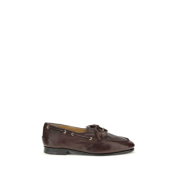 Braune Kalbsleder Bos Taurus Slipper