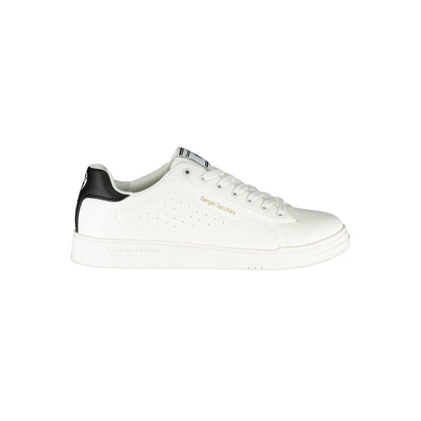 Sneaker aus weißem Polyester
