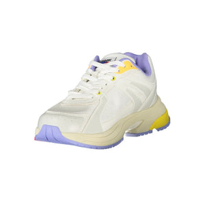 Sneaker aus weißem Polyester