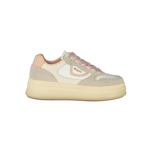 Sneaker aus weißem Polyester