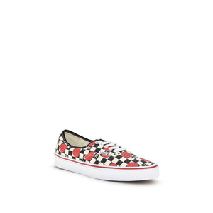 Bunte Baumwoll-Sneaker mit niedrigem Schaft
