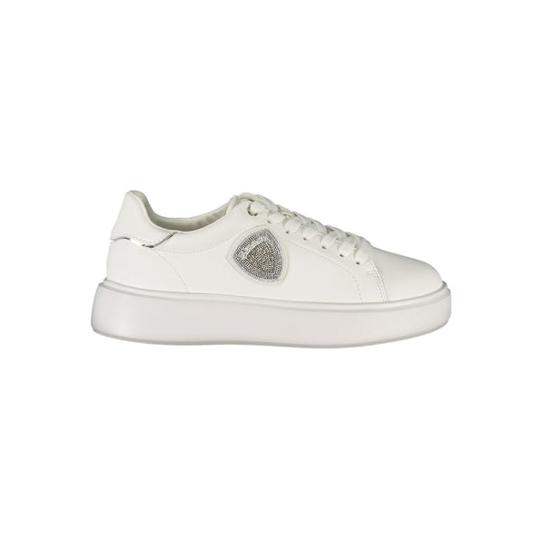 Weißes Leder Damen Sneaker