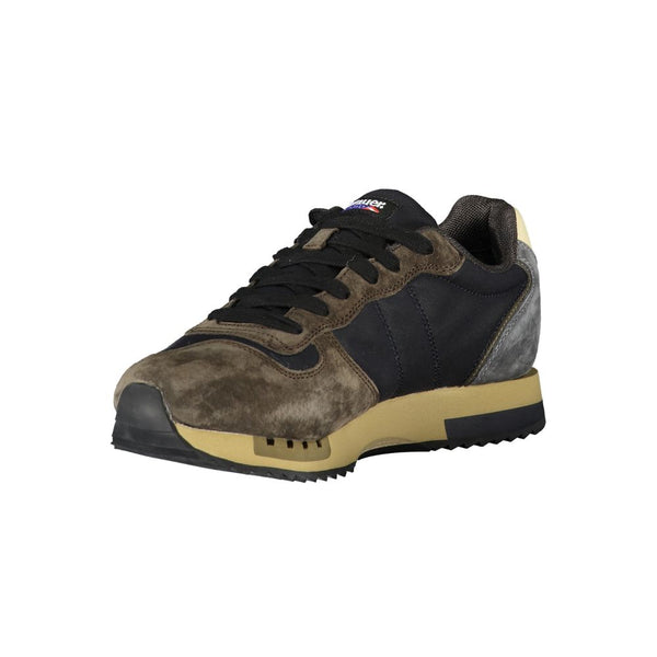 Blaue Leder Herren Sneaker