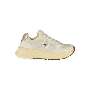 Beige Leder Damen Sneaker