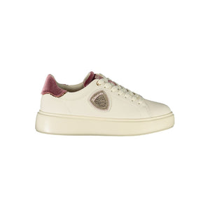 Weißes Leder Damen Sneaker