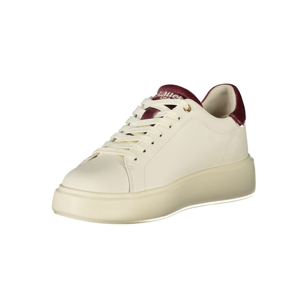 Weißes Leder Damen Sneaker