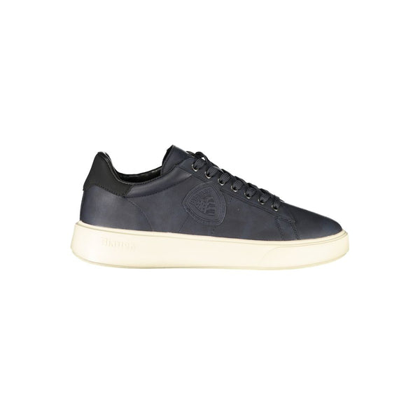 Blauer Polyester Herren Sneaker
