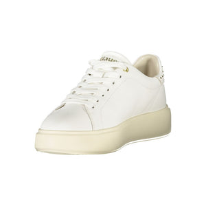 Weißes Leder Damen Sneaker