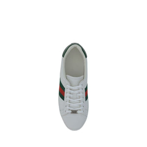 Weiße Kalbshaut Bos Taurus Sneakers mit niedrigem Schaft